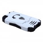 Wholesale iPhone 4 4S 3D Race Car Hybrid Case (White-Black)